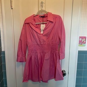 Pink Zara Dress - NEW WITH TAGS